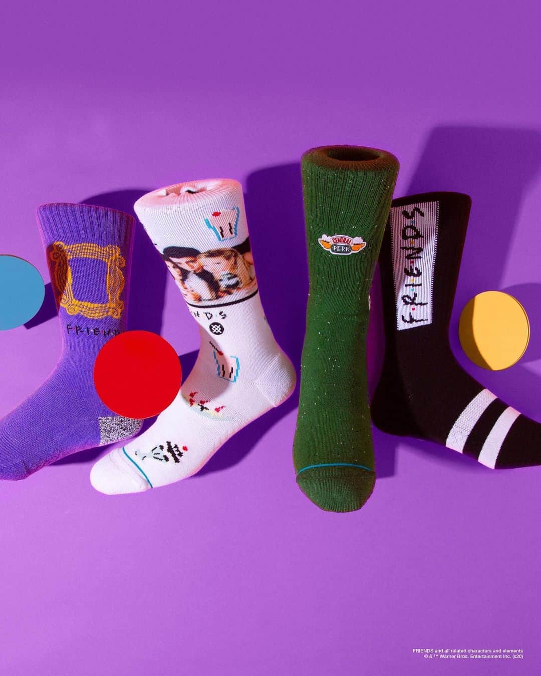 Stanceのインスタグラム：「📺 “When it hasn't been your day, your week, your month, or even your year 📆”... Shop our NEW @friends collection available now on Stance.com.  👏👏👏👏」