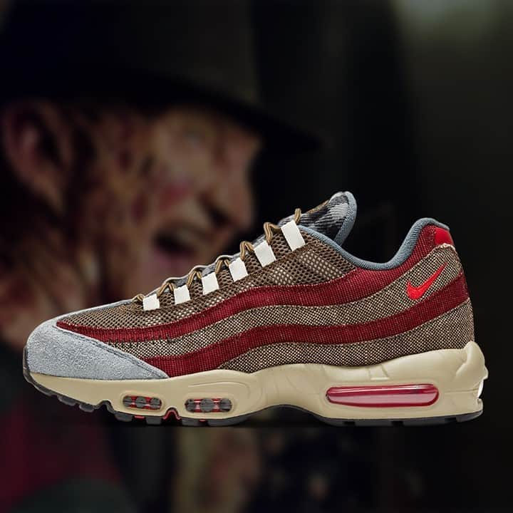 Sneaker Newsさんのインスタグラム写真 - (Sneaker NewsInstagram)「One of the highlights of Nike's Halloween treats is this Air Max 95 loosely inspired by Freddy Krueger. For a closer look at this release, hit the link in our bio.」10月24日 9時01分 - sneakernews