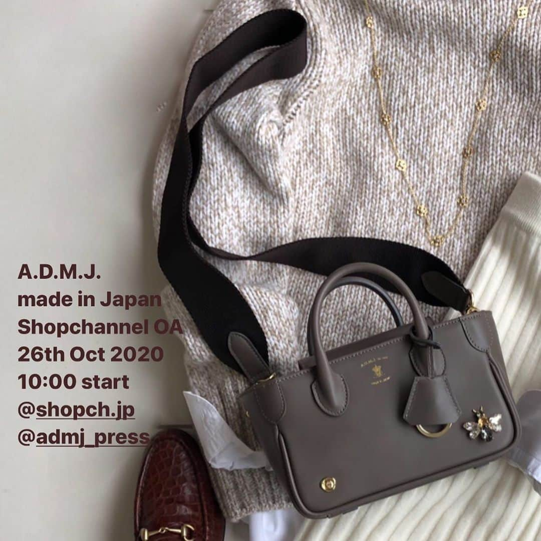 A.D.M.J.co.,Ltdさんのインスタグラム写真 - (A.D.M.J.co.,LtdInstagram)「#ADMJ #admjofficial #bag #totebag #minibag #madeinjapan #shopchannel #バッグ #トートバッグ #コーデ記録」10月24日 9時24分 - admjofficial_bag