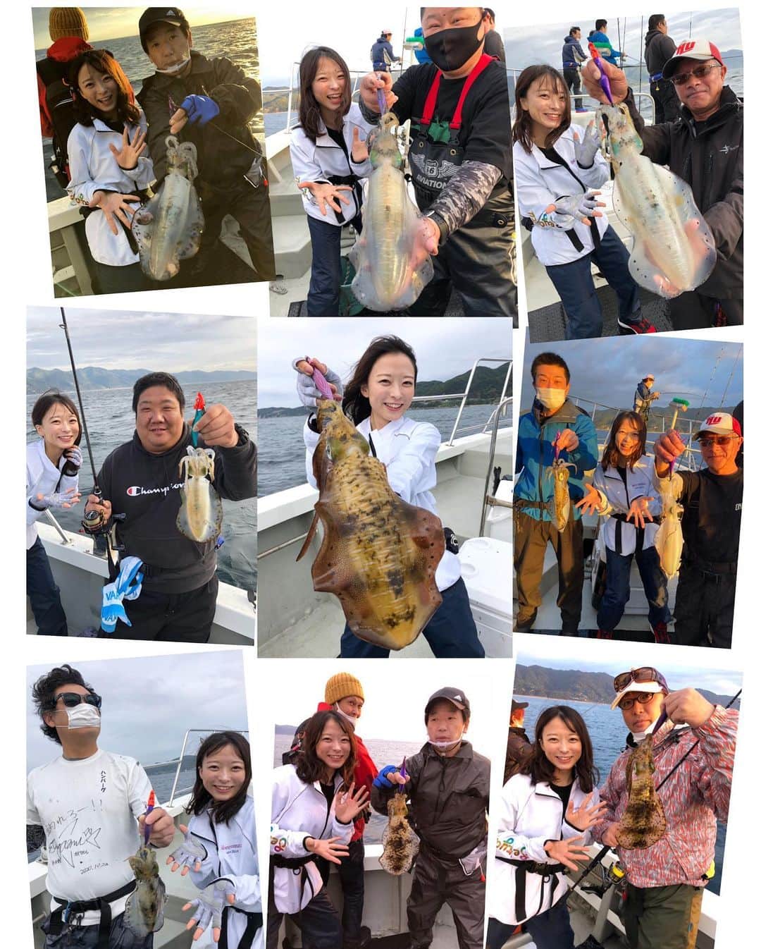 高本采実さんのインスタグラム写真 - (高本采実Instagram)「🎣 先日10/21,22と２日間、 盛漁丸にて「ティップラン実釣会」を行いました🦑 @seiryomaru.nushima   釣って楽しい、食べて美味しいイカ🤤 とっても良い時期です◎  私は沼島の料理旅館 木村屋さんにて宿泊させて頂き 釣ったアオリイカも絶品お刺身に🥺 ハモのコース料理と共に、 美味しくいただきました🤤🤍 @nushima_kimuraya   また実釣会の詳細や写真は 後日Facebookにてアップさせて頂きます( ¨̮ )🌟  参加者の皆様、素敵な２日間をありがとうございました«٩(*´ `*)۶»✨  今後も実釣会開催予定ですので、 お楽しみに(๑• v •๑)🌱 . . . #盛漁丸 #実釣会 #釣りイベント #イベント #淡路島 #南あわじ #南あわじ市 #沼島 #ティップラン #エギング #イカ #アオリイカ #コウイカ #烏賊 #eging  #イカ釣り #ウェスタマリン #木村屋 #船釣り #釣り #tsurihackフォト  #釣り好き #釣りガール #ブンブンイメージガール #アングラー #fishinggirl #钓鱼 #高本采実 #あやみん #ayamistagram」10月24日 12時49分 - ayami__summer