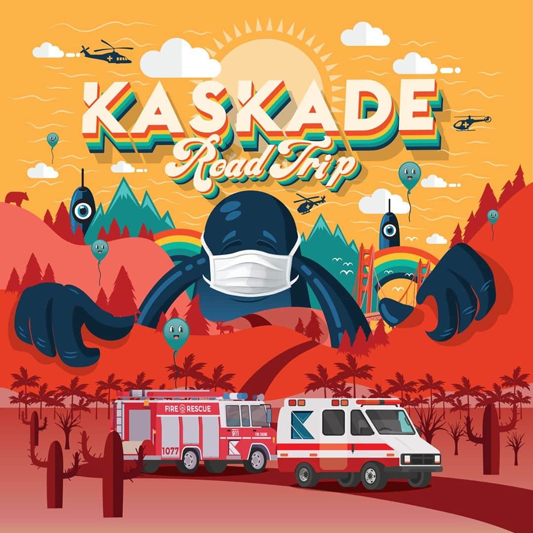 のインスタグラム：「🚨🚑 First Responders + Front Line Workers🚑🚨⁠ It wouldn’t be a proper Road Trip without you!⁠ To thank you for being there throughout these past months, I want to make sure you have the chance to attend any night of my Tour. ⁠ Email kaskaderoadtrip@gmail.com if you’re interested in purchasing one of the limited tickets I’ve set aside strictly for you, the heroes.」
