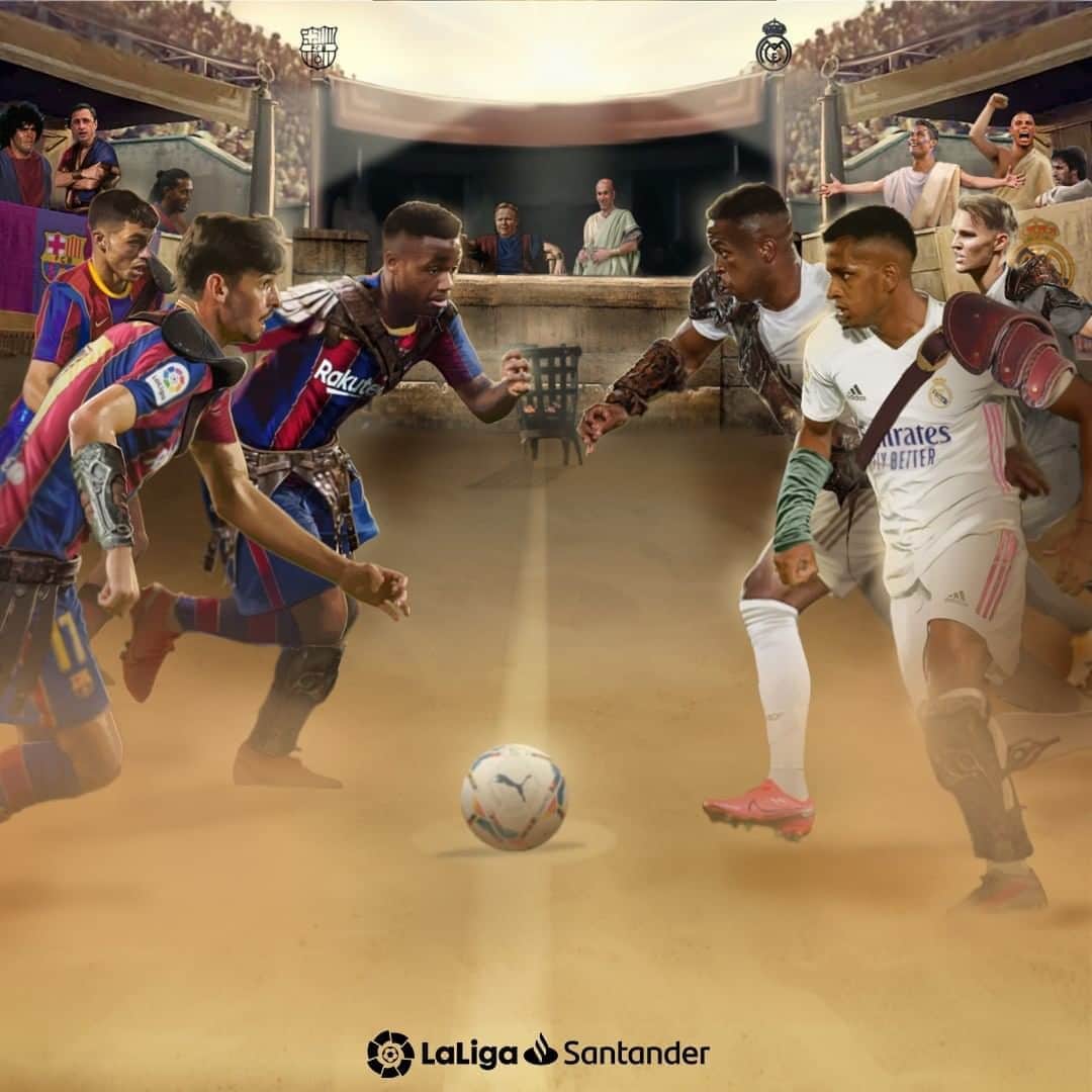 LFPさんのインスタグラム写真 - (LFPInstagram)「Let’s get the #ElClasico battle started! ⚔🔥  ¡Que comience la batalla de #ElClásico! ⚔🔥  #Barça #RealMadrid #LaLigaSantander #LaLiga #LaLigaAmerica #LaLigaHistory #YouHaveToLiveIt #HayQueVivirla」10月24日 18時30分 - laliga