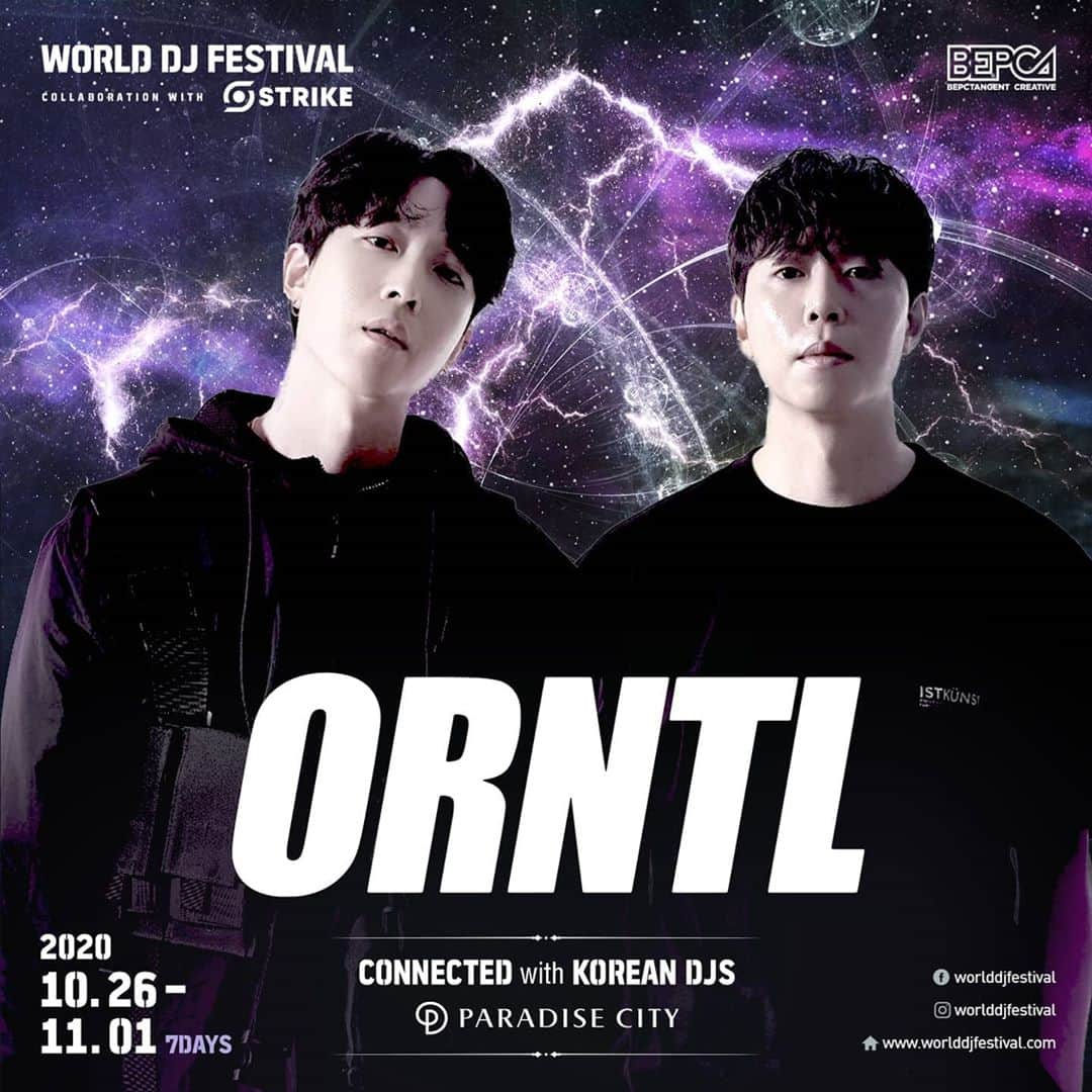 オジクのインスタグラム：「2020.11.1 ORNTL 15:20~16:00 Let's go!!!!!!!!! #worlddjfestival」