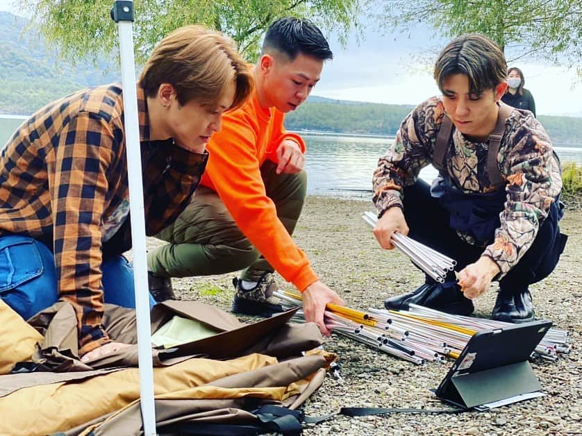 Kazuki Hamamotoのインスタグラム：「最高だった〜🔥 YouTubeにてキャンプの様子公開する予定です⛺️」