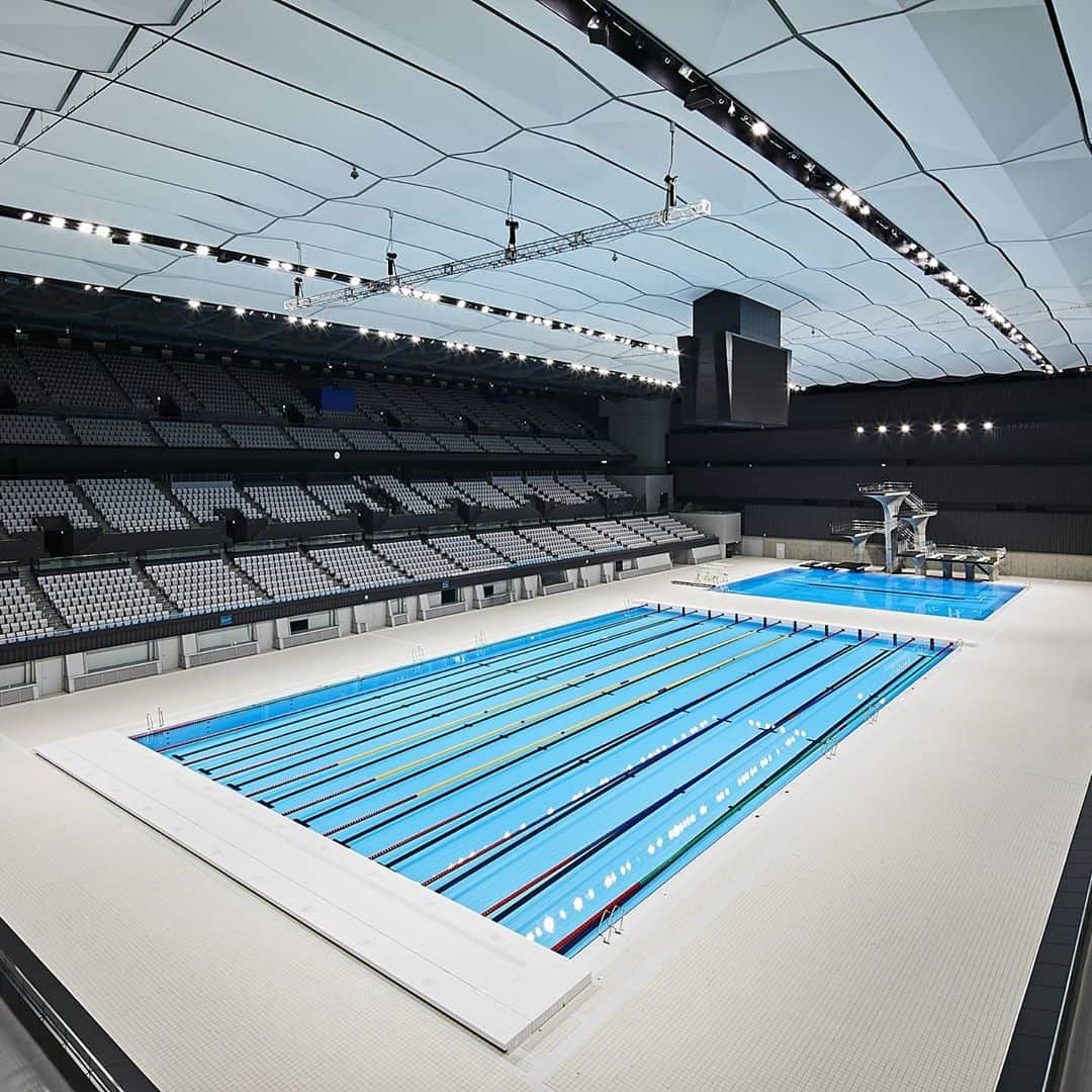 2020年東京オリンピックさんのインスタグラム写真 - (2020年東京オリンピックInstagram)「Today, the Tokyo Aquatics Centre was officially inaugurated! 🏊  The doors to this state-of-the-art venue were finally opened 8⃣ months after its original completion.  #Tokyo2020 🇯🇵 #UnitedByEmotion  📷 Photo by Tokyo 2020  @Paralympics @Olympics @Para_swimming @fina1908」10月24日 19時16分 - tokyo2020