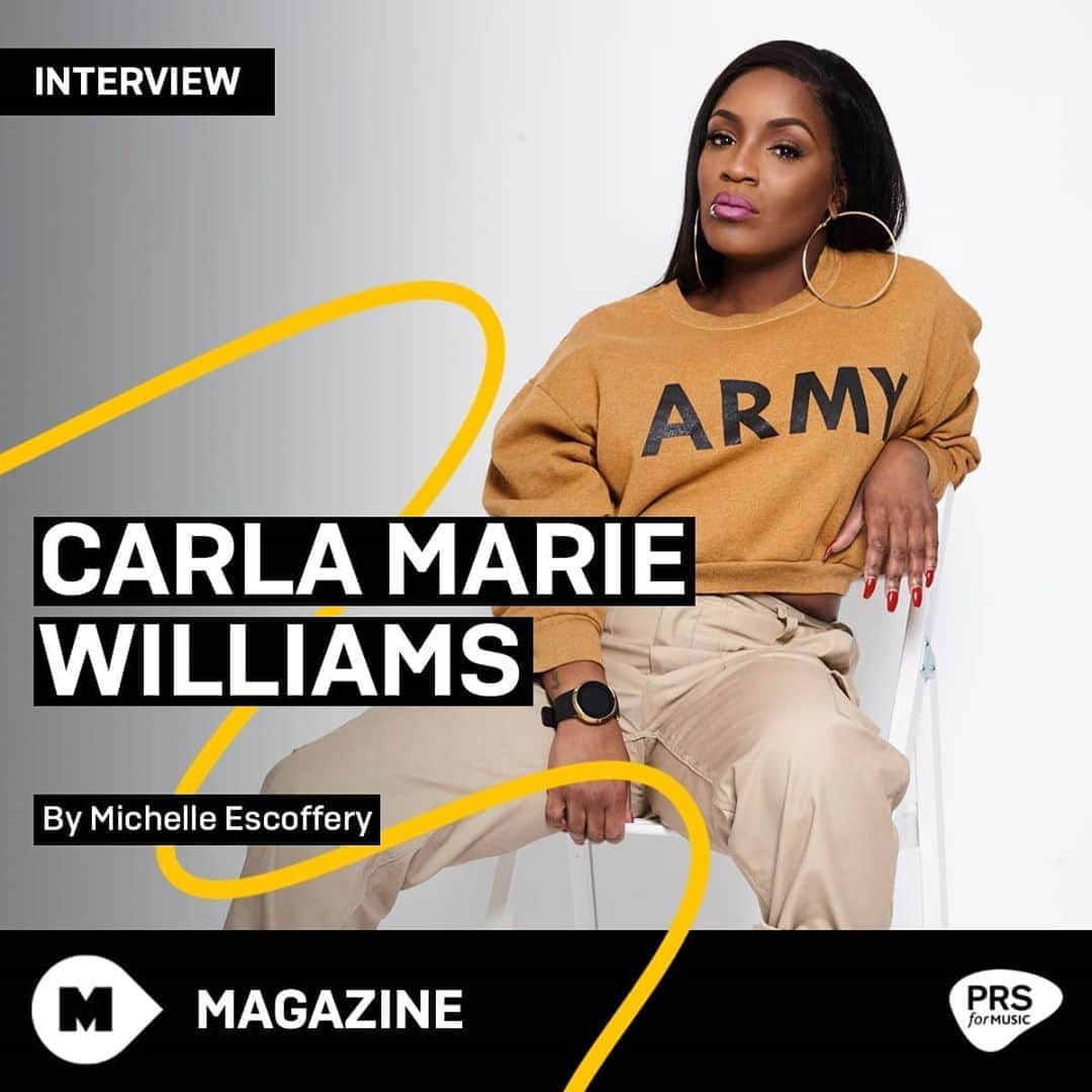 PRS for Musicさんのインスタグラム写真 - (PRS for MusicInstagram)「Prolific songwriter @carlamarieuk has created hits for everyone from Girls Aloud to Beyoncé. @michelleescoffery caught up with Carla to talk about launching @girlsirate, taking up the space as a Black woman in the industry and more. LINK IN BIO FOR FULL INTERVIEW  #BHMonM」10月24日 19時36分 - prsformusic