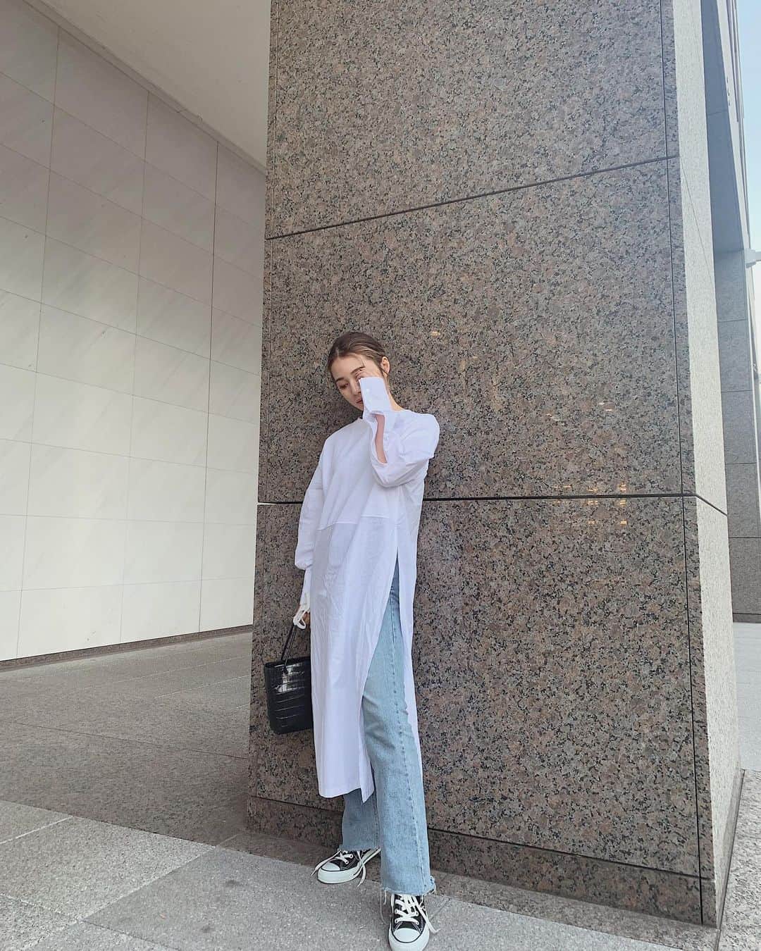 浪花ほのかのインスタグラム：「本日のコーデゆるっとコーデ(*¨*)♥♥タグしました！！！」