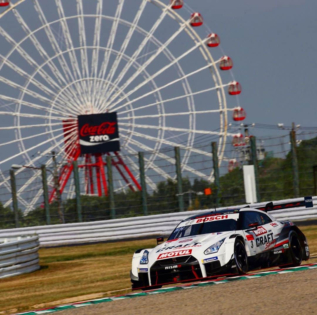 千代勝正のインスタグラム：「SUPER GT Rd.6 鈴鹿 予選は今季ベストとなる5位でした。 明日の決勝も応援よろしくお願いします！！  #CRAFTSports #MOTUL #GTR #NDDPRacing #BMAX #MICHELIN #NISSAN #nismo #クラフトスポーツ #モチュール #日産 #ニスモ #平手晃平 #千代勝正  #supergt #スーパーGT ©︎nismo」