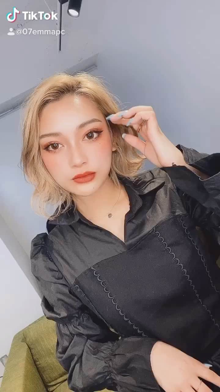 えまぽち(穂波エマ)のインスタグラム：「ぷっぷーーー  #いぇいいぇい #tiktok」