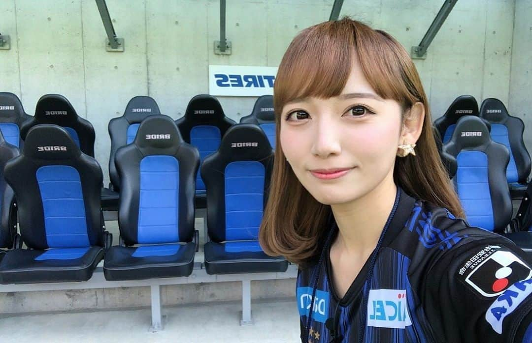 東馬場ななのインスタグラム：「💙 最高の勝利でした🤩✨ 9試合負けなし⭐️⭐️⭐️ . #ガンバ大阪 #GAMBAOSAKA」