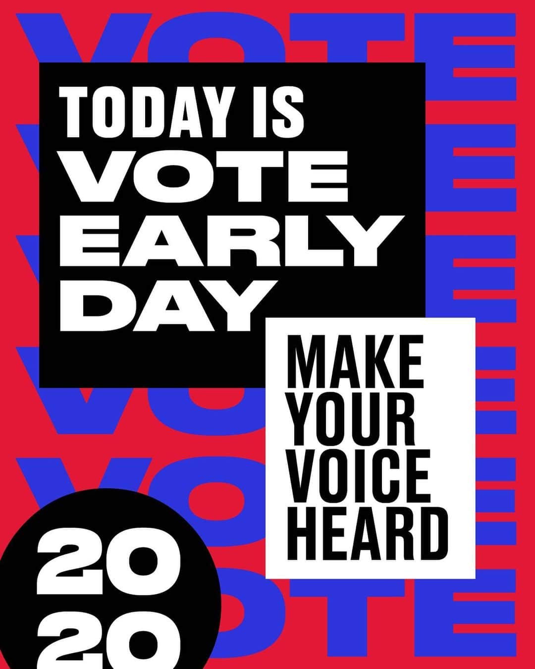 ビーツ・エレクトロニクスさんのインスタグラム写真 - (ビーツ・エレクトロニクスInstagram)「Today marks the first-ever #VoteEarlyDay. If you’re eligible and registered, you can vote before November 3rd. To find out the ways you can vote early in your state, see the link in our bio.」10月24日 20時48分 - beatsbydre