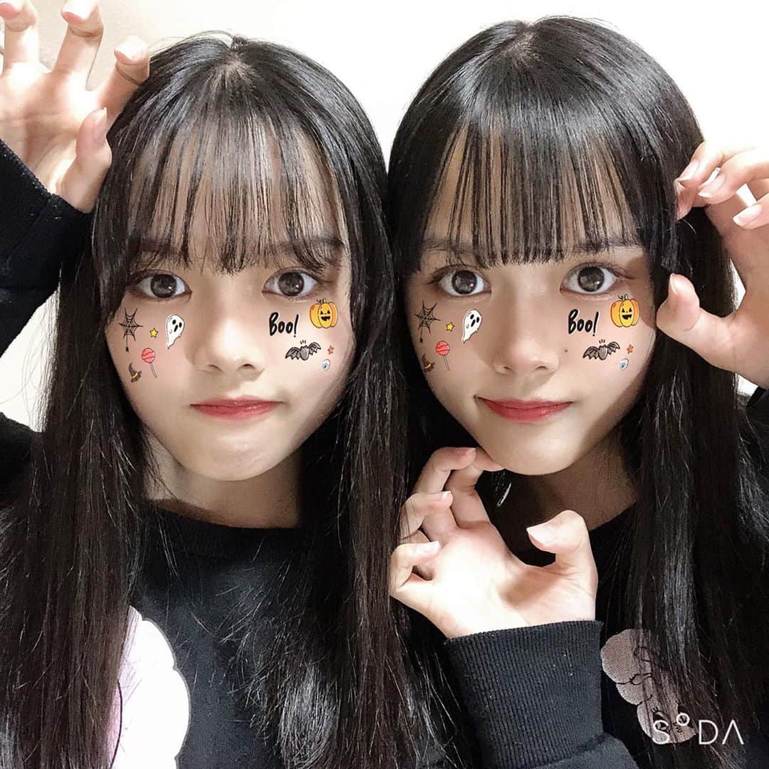 ひかはるのインスタグラム：「SODAに可愛いハロウィンのスタンプがあったよ〜🎃👻 #soda #盛り方は自分次第 #おうちハロウィン #うちで化けよう」