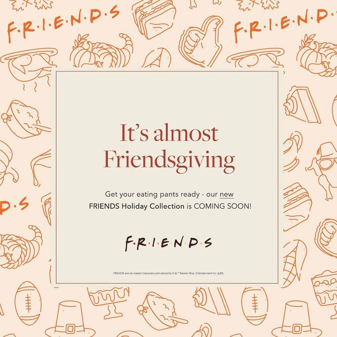 アレックスアンドアニさんのインスタグラム写真 - (アレックスアンドアニInstagram)「There’s a delicious NEW holiday collection coming soon! 🦃 #FRIENDSgiving @friends」10月24日 21時24分 - alexandani