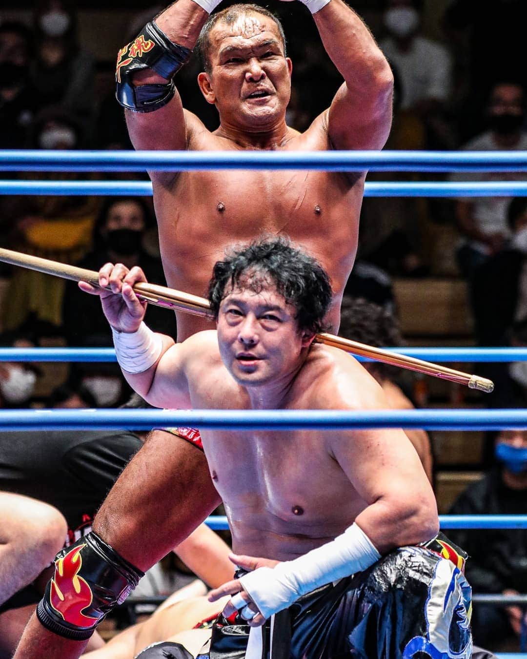 TAJIRIのインスタグラム：「Hardcore picture.#ecw #ajpw #ajpwint #tajiri #masatotanaka」