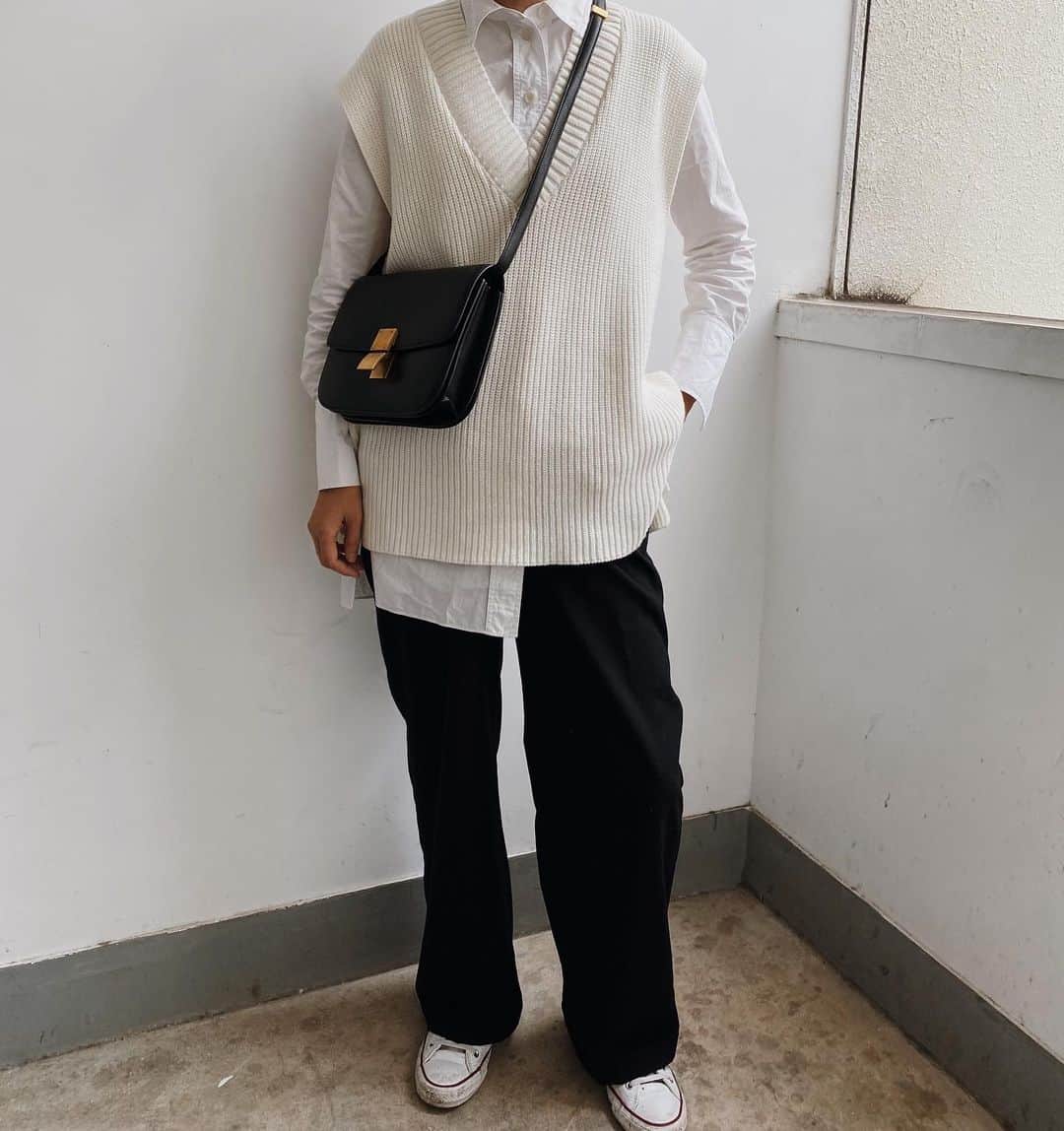 mixmatchisthekeyのインスタグラム：「black & white」