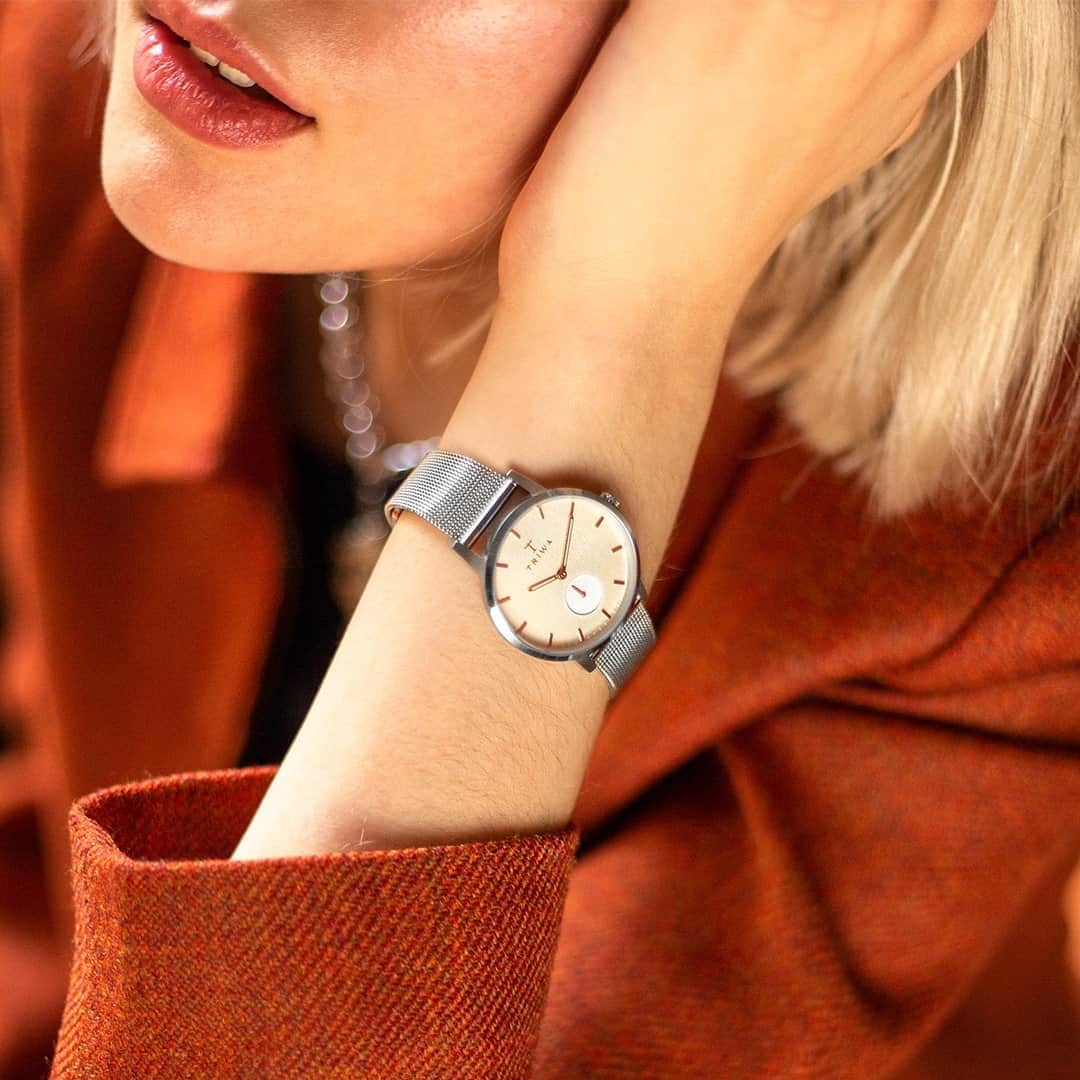 TRIWAさんのインスタグラム写真 - (TRIWAInstagram)「Slim but beautifully bold. Silver with a hint of rose 🌹 ⠀⠀⠀⠀⠀⠀⠀⠀⠀ #watches #accessories #watch #fashion」10月24日 22時00分 - triwa
