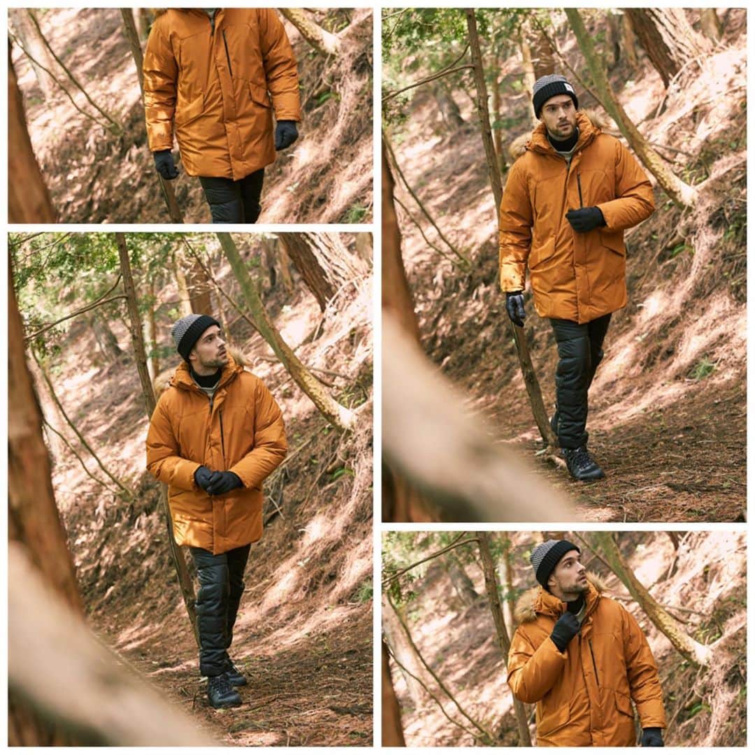 ミズノプラスミー のインスタグラム：「. PICK UP ITEM COORDINATION 🌪GORE-TEX INFINIUM™ . オーロラ鑑賞用に作られたイエローナイフジャケットを、 GORE-TEX INFINIUM™ ウィンドストッパー® ファブリクス使用でさらなる快適性を追求。 遊びがデキる男のフィールドコーデ。 ダウン以外のアイテムをワントーンに抑えることでシンプルに。 他のアイテムの色味を抑えて、 シルエットと色味のメリハリを意識することがポイント。 . ダウンジャケット［B2ME0511 51］¥69,300 シャツ［B2MA9540 08］¥6,600 ダウンパンツ［B2MF0526 09］¥14,300 グローブ［B2JY0505 09］¥3,080 ニットキャップ ［B2JW0543 09］¥4,620 シューズ［B1GA2002 09］¥16,500」