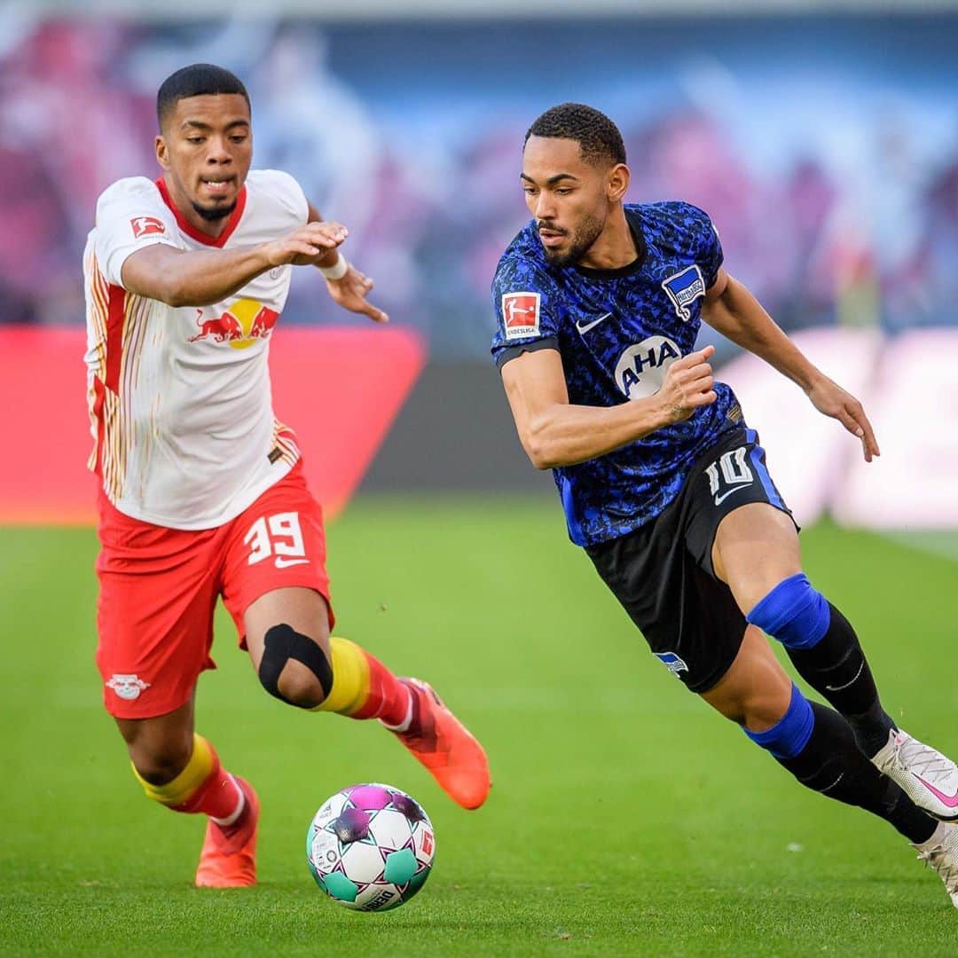 ヘルタ・ベルリンのインスタグラム：「🔛 #RBLBSC  . . #HaHoHe #herthabsc」
