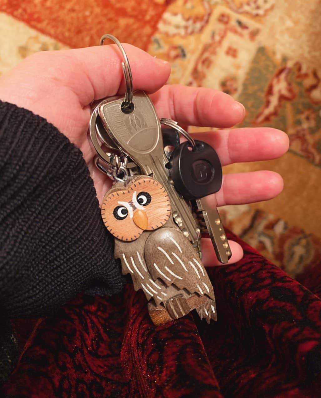 きさのインスタグラム：「巣鴨で買ったふくろう まじかわい🦉」