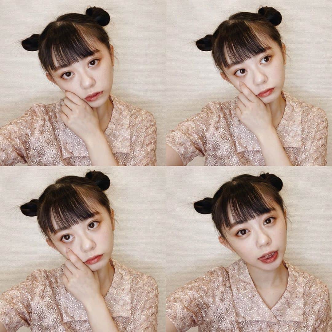 濵咲友菜のインスタグラム：「* 早めの… Happy Halloween👧🏻  10月のプロデュース生写真今日からです☆ こんな髪型したの何億年ぶりやろう…  見返すと恥ずかしい。  #halloween #コスプレ #チャイナヘアー #チャイナ風」