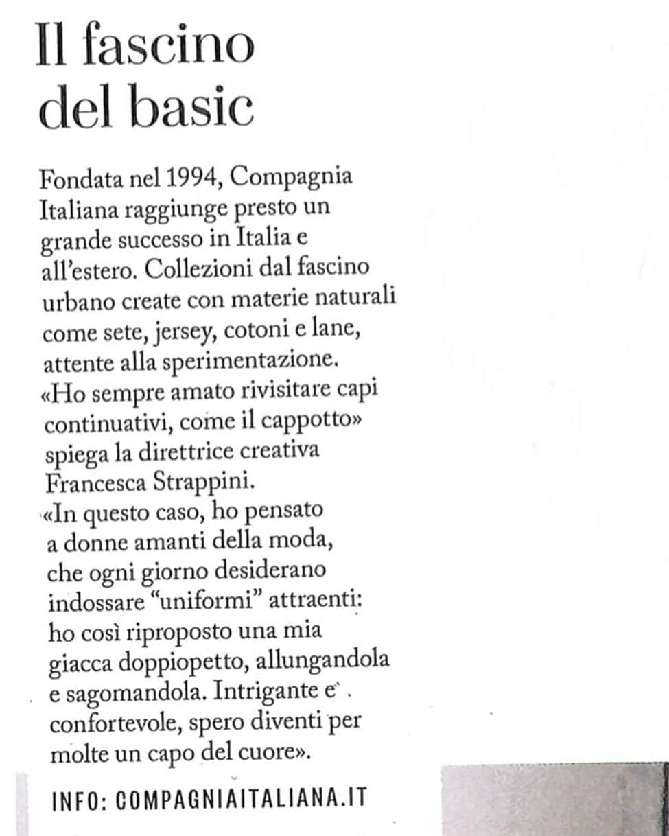 コンパニーアイタリアーナのインスタグラム