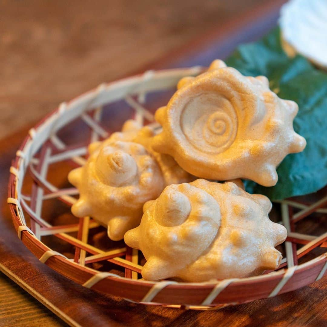 近藤しづかさんのインスタグラム写真 - (近藤しづかInstagram)「Waiting waiting ♬ We came to this lovely cafe called "Tsukiakari cafe” 🌙  We had Monaka in the shape of turban shell 🐚  Monaka is a bean paste sandwiched by crisp wafers. Outer wafer is almost no tasted, similar to an ice cream cone!  They taught us it’s better to grill :)  月あかりカフェで ほっこりひとやすみ...🌙  最中は軽く表面を焼くと さらに美味しくなるなんて 知らなかった~!!  #wagashi #japanesesweets #okinoshima #shimane #japan #foodtrip #月あかりカフェ　#隠岐の島 #隠岐の島グルメ #観光グルメ #カフェ　#もなか #和菓子 #ほっこり　#さざえ #美味しく食べるコツ」10月25日 9時55分 - shizuka_kondo