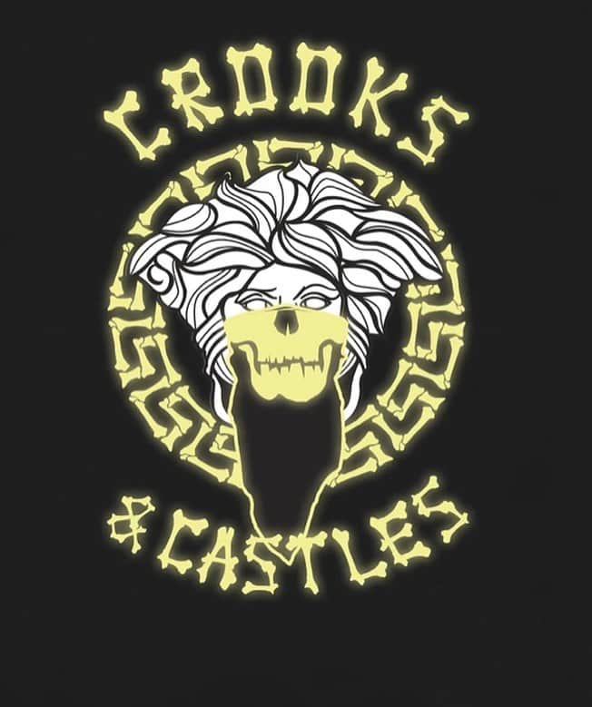 のインスタグラム：「Bones Bandito Glow series. #glowinthedark #glow #bandito #medusa #crooksandcastles #crooksncastles #crooks #cstc」