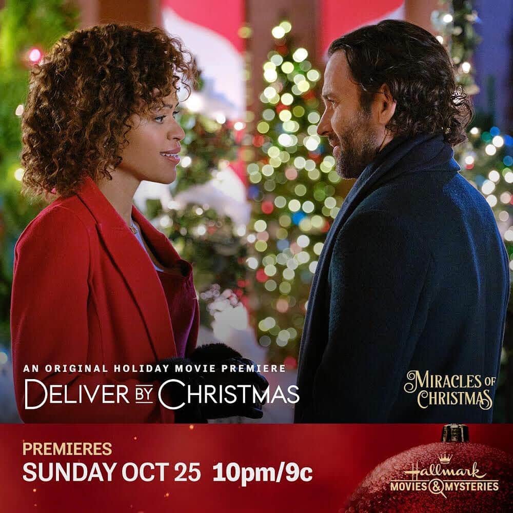 アイオン・ベイリーのインスタグラム：「This summer I was offered a Hallmark Christmas film about finding love. Hallmark has been in the news a few times in the last couple of years, first for being accused of not allowing interracial couples in their backgrounds (let alone their leads), and second for pulling a commercial that featured a same sex marriage ceremony. After many raised their voices the commercial was put back on, and now this.   Some of you know I am married to a Black woman and we have two sons. Just days before I received the offer to do the film my wife showed me a news story about flyers delivered to hundreds of homes not far from where we live.  The flyer featured a photo of a couple, a Black man and a White woman, they look happy, in love, likely married. What was written beneath them was a description of how dangerous their union is, for themselves, their children, and society at large. The author, or authors, denounced interracial marriage as “a health risk to society”, and listed a number of "medical facts” about the low IQ’s of the children who come from these unions.   It was interesting to marvel at the concepts promoted in this ‘Public service announcement’ in 2020. I feel such deep sadness for the person or people who wrote this message with such a profound schism at its core; A Happy couple, in Love, linked to the authors own suffocating illness, Fear.   What energy it must take for someone to construct a house in their mind of such exclusion, a house where understanding is not welcome, all the windows sealed, curtains drawn, the front door boarded up, the inhabitants deathly afraid of,,, drum roll please,,, Love.  Everything I do is connected to either Fear or Love; I doubt there is anyone who operates on a different paradigm. What separates ‘who we are’, from ‘what we could be’, is how often we choose one or the other.   I am grateful to this cast and especially the wonderful @alvinaaugust, my partner in this film. It’ll be the first movie my kids will see where the woman I fall in love with looks like their mom. They might not see the significance in this, it is just reflecting their life, and that is just the way it should be.  #hallmarkchristmasmovies」
