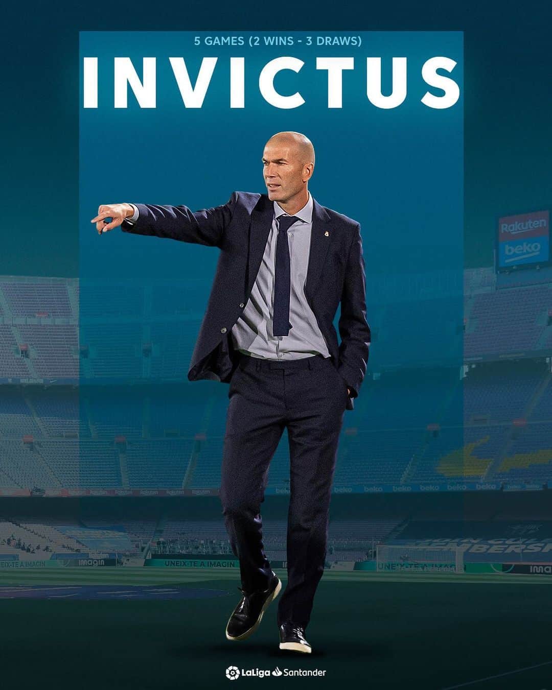 LFPさんのインスタグラム写真 - (LFPInstagram)「🤍 𝐈𝐍𝐕𝐈𝐂𝐓𝐔𝐒 '𝐙𝐈𝐙𝐎𝐔' 🤍  😇🔝📋 @zidane has never lost as a manager at the Camp Nou in #ElClasico!   😇🔝📋 ¡Zidane nunca ha perdido como entrenador del @realmadrid en el Camp Nou en #ElClásico!   #Zidane #RealMadrid #LaLigaSantander #LaLiga #LaLigaHistory #YouHaveToLiveIt #HayQueVivirla」10月25日 6時33分 - laliga