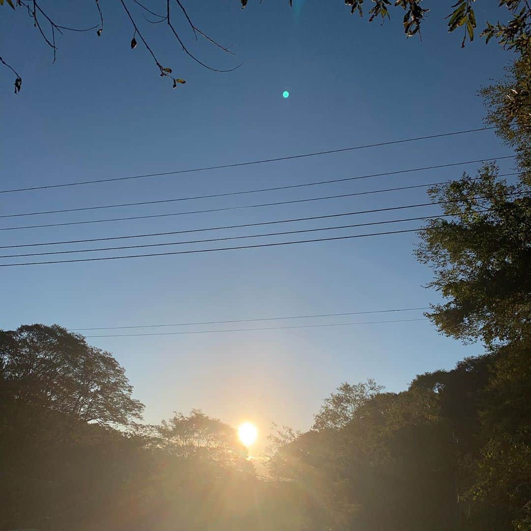 飯田カヅキさんのインスタグラム写真 - (飯田カヅキInstagram)「朝陽を見ながらサッポロ一番喰ってる。  #朝陽 #sunrise #camp」10月25日 6時37分 - kazukiiida_strange