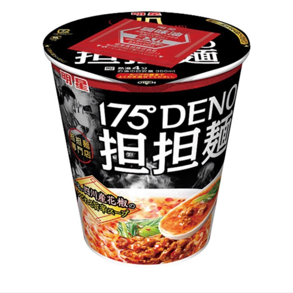 株式会社175さんのインスタグラム写真 - (株式会社175Instagram)「NEW‼️ カップ麺、明星「175°  DENO担担麺」が発売‼️  大人気だった前回の汁あり担担麺が以前にも増して胡麻感マシマシにアップデート⤴︎⤴︎ ジビれにヤミツキ⚡️  全国のファミリーマートより10/27より発売です🍜 おうちで、仕事場で…175°  をお楽しみください https://www.family.co.jp/goods/processed_foods/3812761.html  #175deno #カップ麺#明星#コンビニた#ラーメン#ramen#麺スタグラム#麺活#担々麺#札幌ラーメン#北海道ラーメン#辛い#しびれ#ラーメン好きな人と繋がりたい #ラーメン部」10月25日 7時29分 - 175_deno