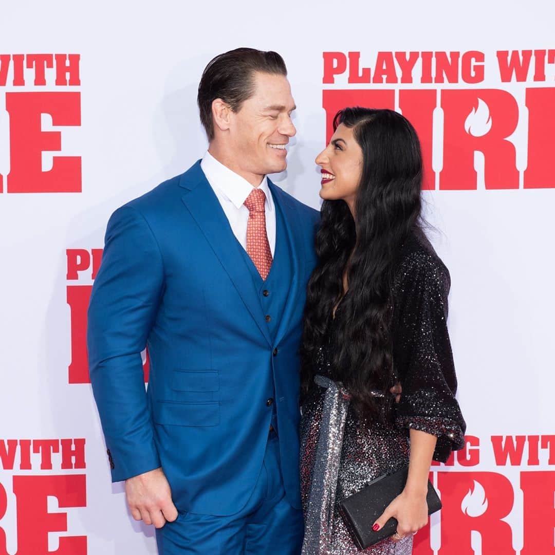 E! Onlineさんのインスタグラム写真 - (E! OnlineInstagram)「Four years after John Cena flat out stated "I don't want marriage," he is now married to Shay Shariatzadeh. Why the change of heart? We're diving into the details at the link in our bio. (📷: Getty Images)」10月25日 9時45分 - enews
