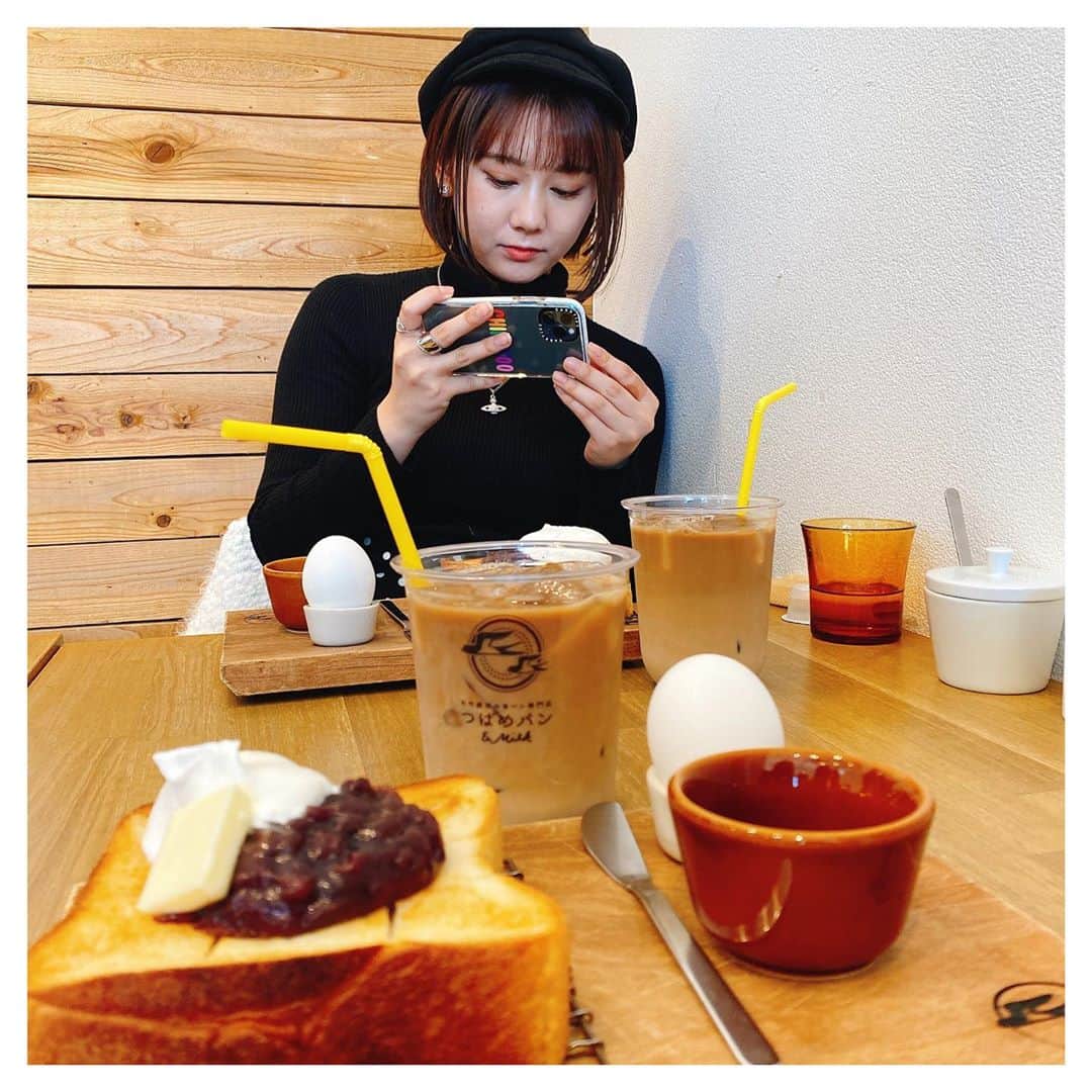 竹内彩姫さんのインスタグラム写真 - (竹内彩姫Instagram)「#SKEモーニング部 遂に始動🍞☀  #つばめパン #つばめパンandmilk #モーニング部 #愛知モーニング #愛知カフェ #名古屋カフェ #Cafe #カフェ巡り #カフェ巡り好きな人と繋がりたい #小倉トースト#厚切りパンプキントースト #オムレツサンド」10月25日 20時46分 - takeuchisaki_1124