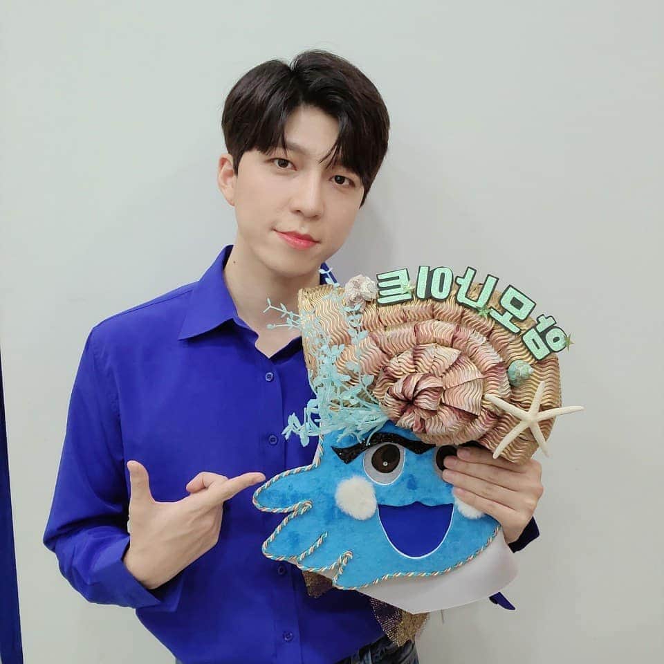 U-KISS（ユーキス）のインスタグラム：「[#수현] 유키스 수현이었습니다❣  #유키스 #UKISS #SOOHYUN  #복면가왕 #암모나이트 #역시빠른오피피에이🤔」