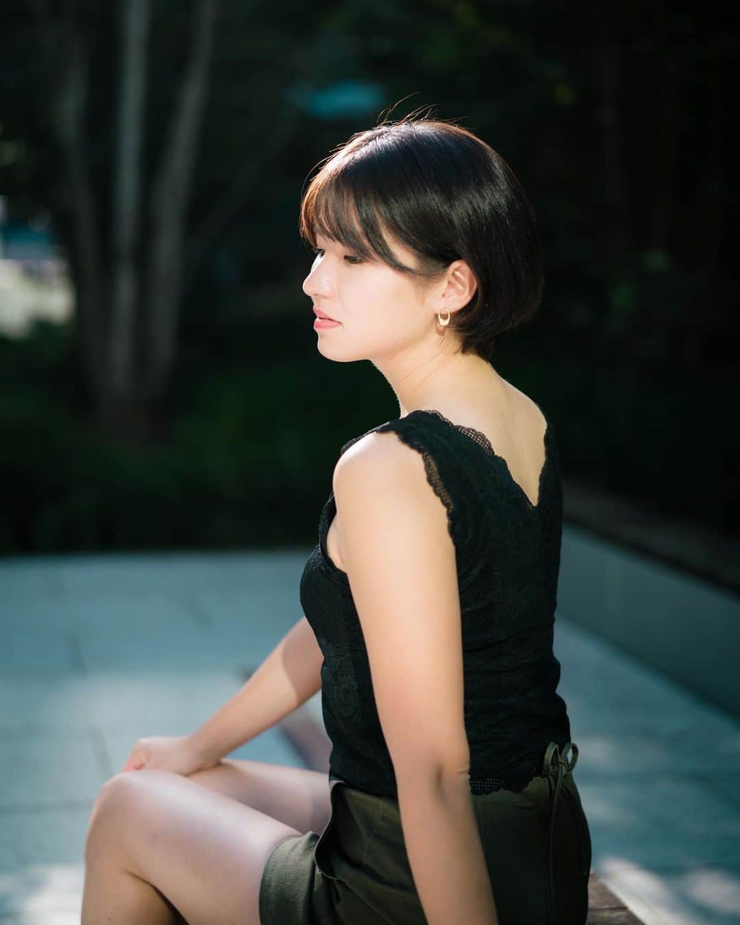 ほなみのインスタグラム：「. とっても素敵な写真がいっぱい☺︎ ショートになって初めての📷 . 2枚目　本当に私らしさ全開笑 とっても楽しかった♡ . photo @key_camera  . また明日から1週間楽しもうね😊 .」