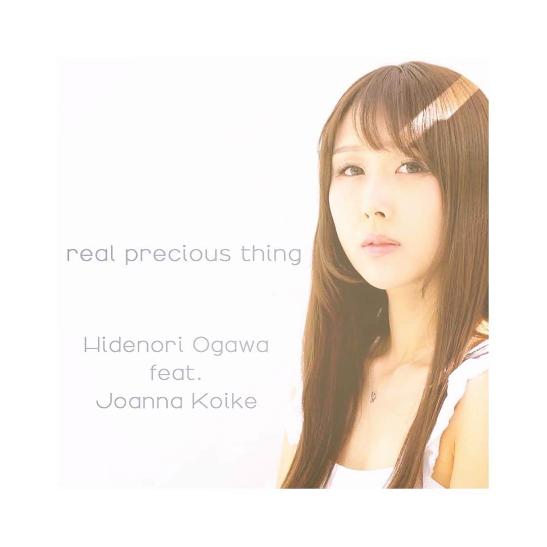 小池ジョアンナのインスタグラム：「“real precious thing”  Hidenori Ogawa feat.  #小池ジョアンナ  サブスク配信スタートしました❣️  各配信サイトよりダウンロードできます🎶  是非聴いてみてくださいね〜🤗✨」