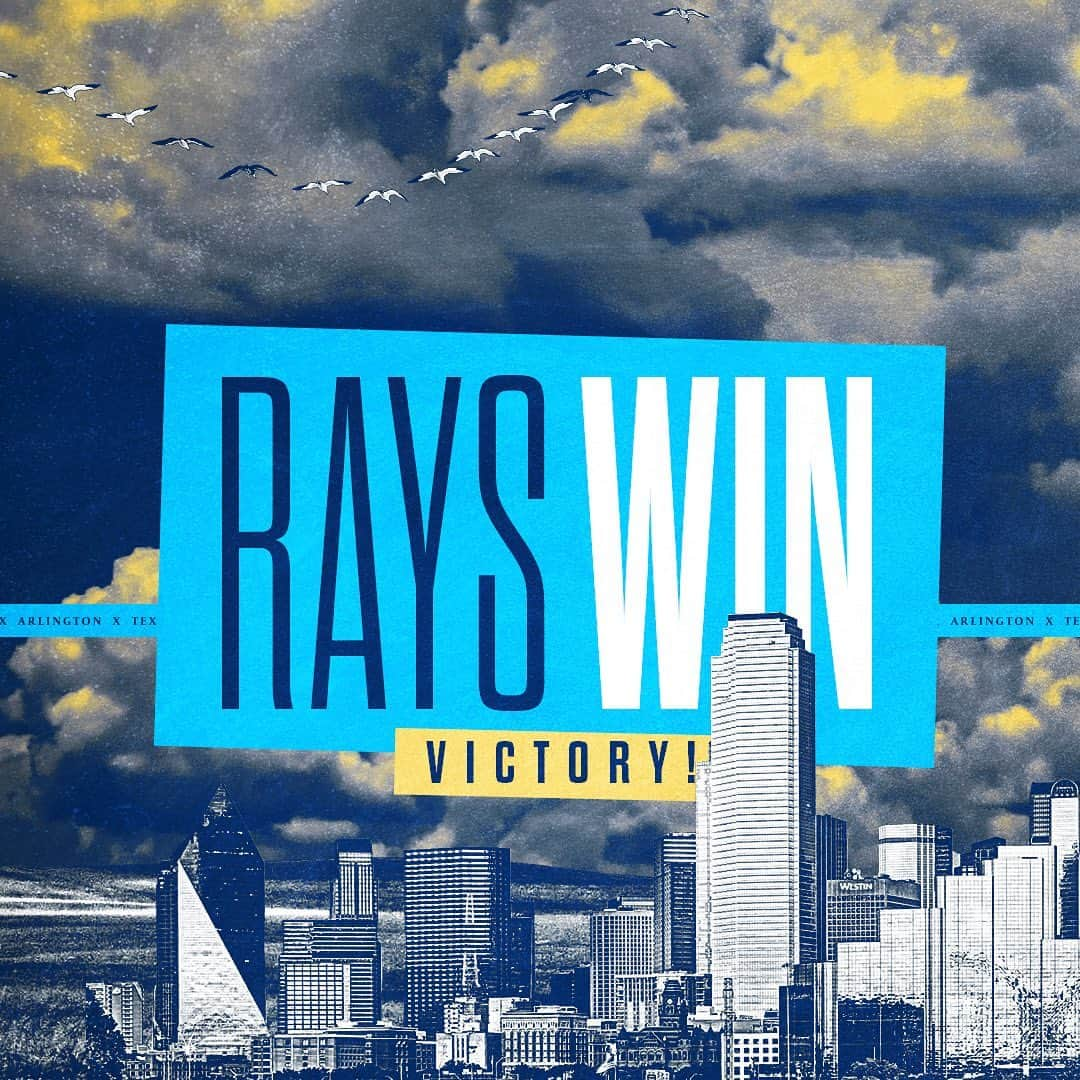 タンパベイ・レイズさんのインスタグラム写真 - (タンパベイ・レイズInstagram)「Not your ordinary #RaysWin!」10月25日 14時41分 - raysbaseball