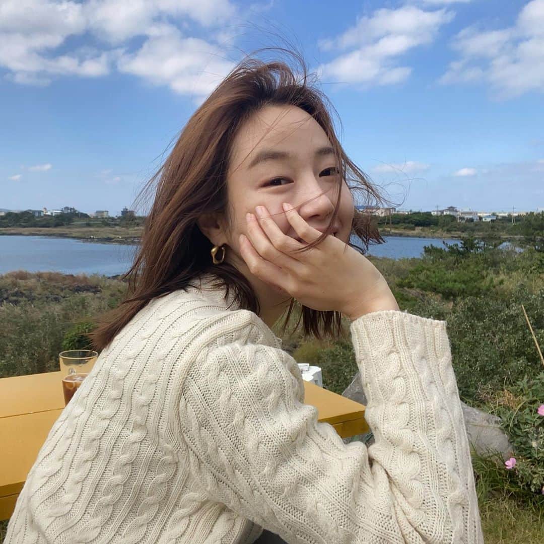 ソ・ウナのインスタグラム：「오감만족💚」