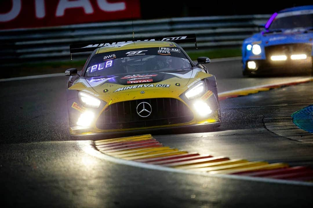 Mercedes AMGさんのインスタグラム写真 - (Mercedes AMGInstagram)「A long night of challenging racing is over at the @circuit_spa_francorchamps! There are still a few more hours to go for our teams with the Mercedes-AMG GT3s. Impressions from the remarkable 2020 @total24hoursofspa 📸  @akkaaspteam @hauptracingteam @htpmotorsport / @winwardracing @jpmotorsportofficial @madpanda_motorsport @ramracingcom @sps_performance #AMGGT3 #MercedesAMG #24hAMG #Spa24H #GTWorldChEu #IntGTC #10YearsAMGCustomerRacing」10月25日 17時59分 - mercedesamg