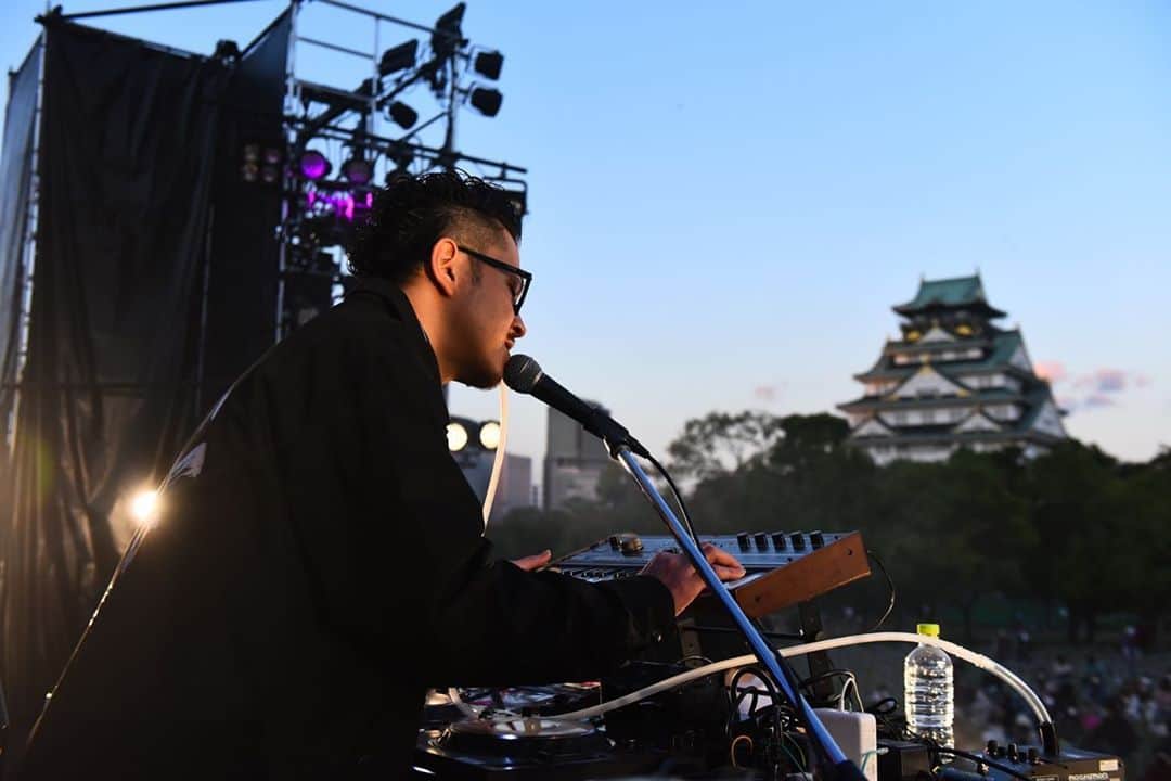 DJ B=BALLのインスタグラム：「OSAKA🏯CASTLE Thanks!!! 📸 @photo_tasuku」