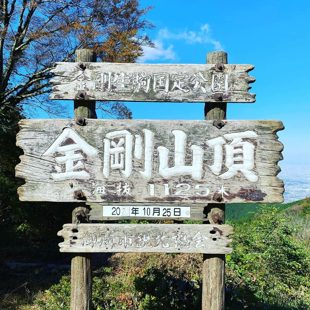 青柳昴樹のインスタグラム：「金剛山に山登り行ってきました🏔 長すぎず短すぎず、丁度良い運動になりました🚶‍♀️笑 5枚目の写真の植物の名前誰か教えて下さい🤔🤔#金剛山#運動不足解消#山登り」