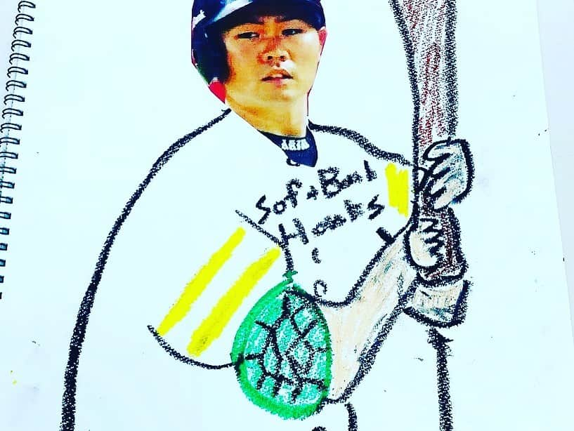 川原豪介さんのインスタグラム写真 - (川原豪介Instagram)「2017年のハワイ優勝旅行の座談会から始まった【タートル中村】計画。SSKさんのご協力もあり、3年がかりで完成しました。中村選手にタートルグッズを渡す事ができました。Tシャツは夢スポで抽選で当たります。中村選手のロゴはよく見たら緑と白の甲羅が合わさってできてます。エルボーガードと手袋試合で使ってもらえますように。ぬんっ！ #中村晃選手 #タートル中村計画🐢 #ブルーリバー #夢スポ」10月25日 19時10分 - blueriver_kawa