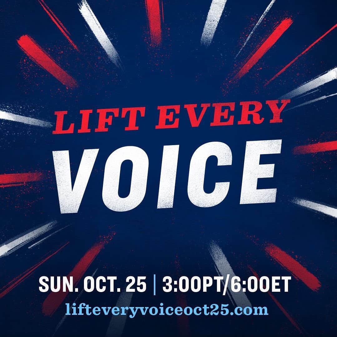 ジェイソン・ムラーズのインスタグラム：「I am honored to participate in today’s Lift Every Voice event alongside eloquent guests and living legends such as @repjeffries @realalfrewoodard @herbiehancock @mspattilabelle and many many many more! Go to LiftEveryVoiceOct25.com to listen, learn and donate to the LIFT EVERY VOICE VICTORY FUND, which includes Color of Change PAC, CTRL-Z, Higher Heights Political Fund and The Collective PAC -- all dedicated to mobilizing voters in the most important election of our lives.」