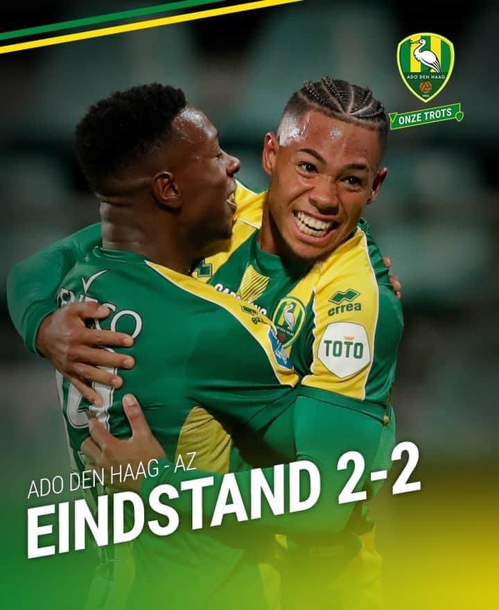 ADOデン・ハーグさんのインスタグラム写真 - (ADOデン・ハーグInstagram)「ADO Den Haag speelt dankzij de late treffer van invaller Michiel Kramer met 2-2 gelijk tegen AZ.  #ADOaz」10月26日 5時51分 - adodenhaag