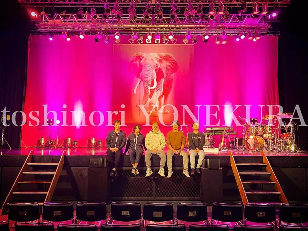 米倉利紀さんのインスタグラム写真 - (米倉利紀Instagram)「pink ELEPHANT -WE ARE BACK @ ZEPP SAPPORO」10月25日 21時08分 - toshi_yonekura
