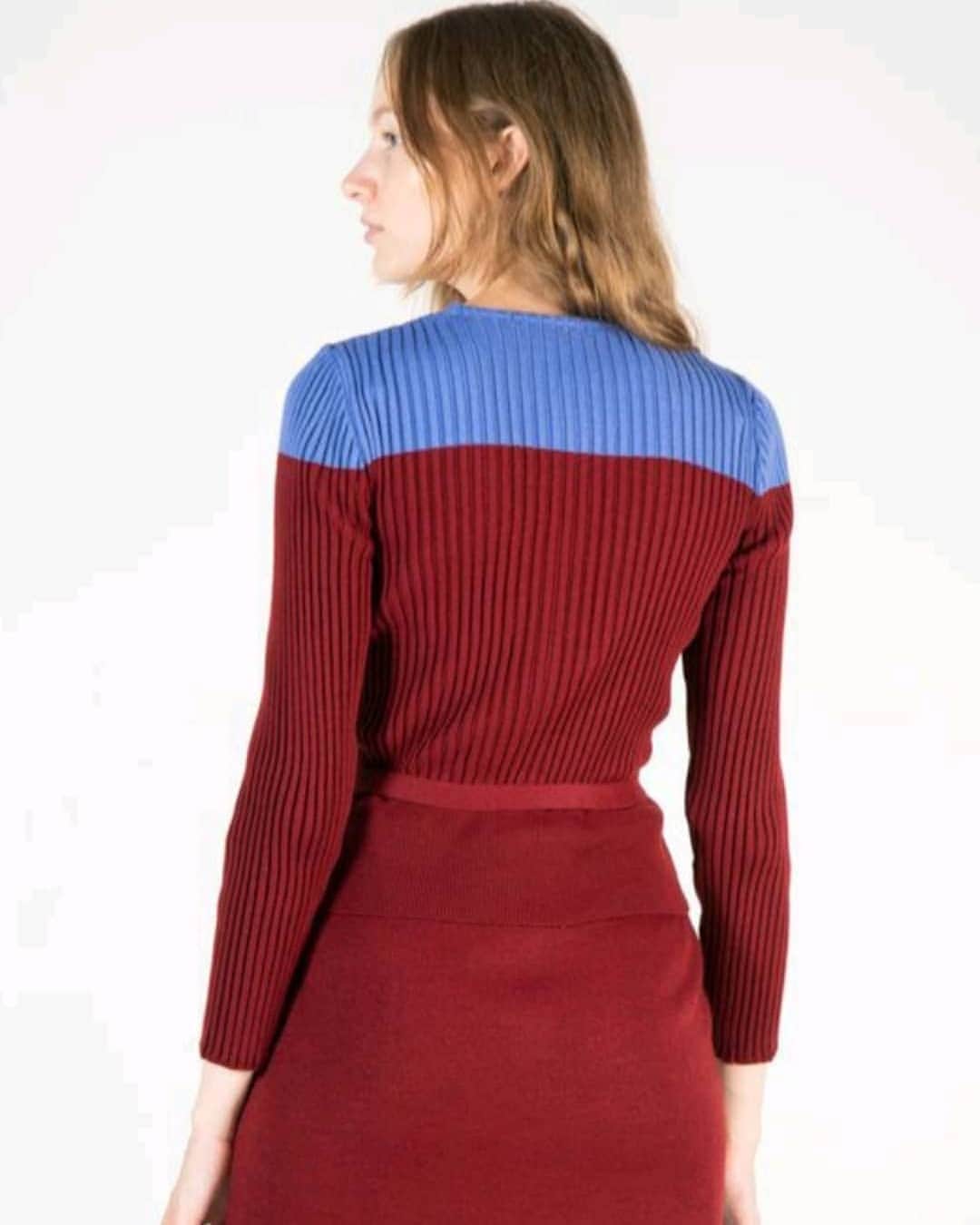 エロトクリトスさんのインスタグラム写真 - (エロトクリトスInstagram)「The perfect slim cut knit dress combines top part in fine rib knit and skirt part in tight milano knit.」10月25日 21時42分 - erotokritosparis