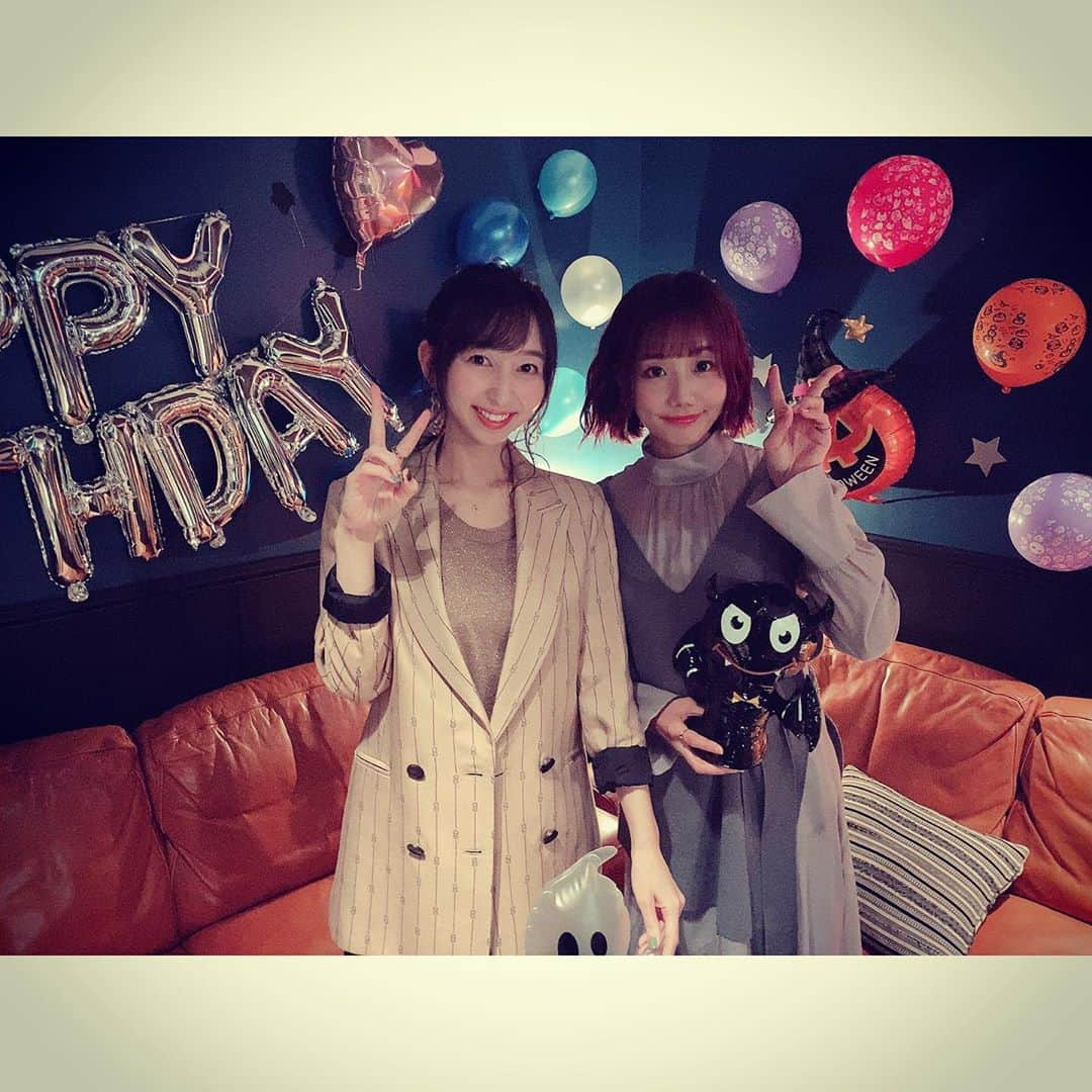 湯浅かえでのインスタグラム：「りっぴーおめでと🥳❤️  #りぴば  #飯田里穂生誕祭2020 #かえふく🐸  #snidel」