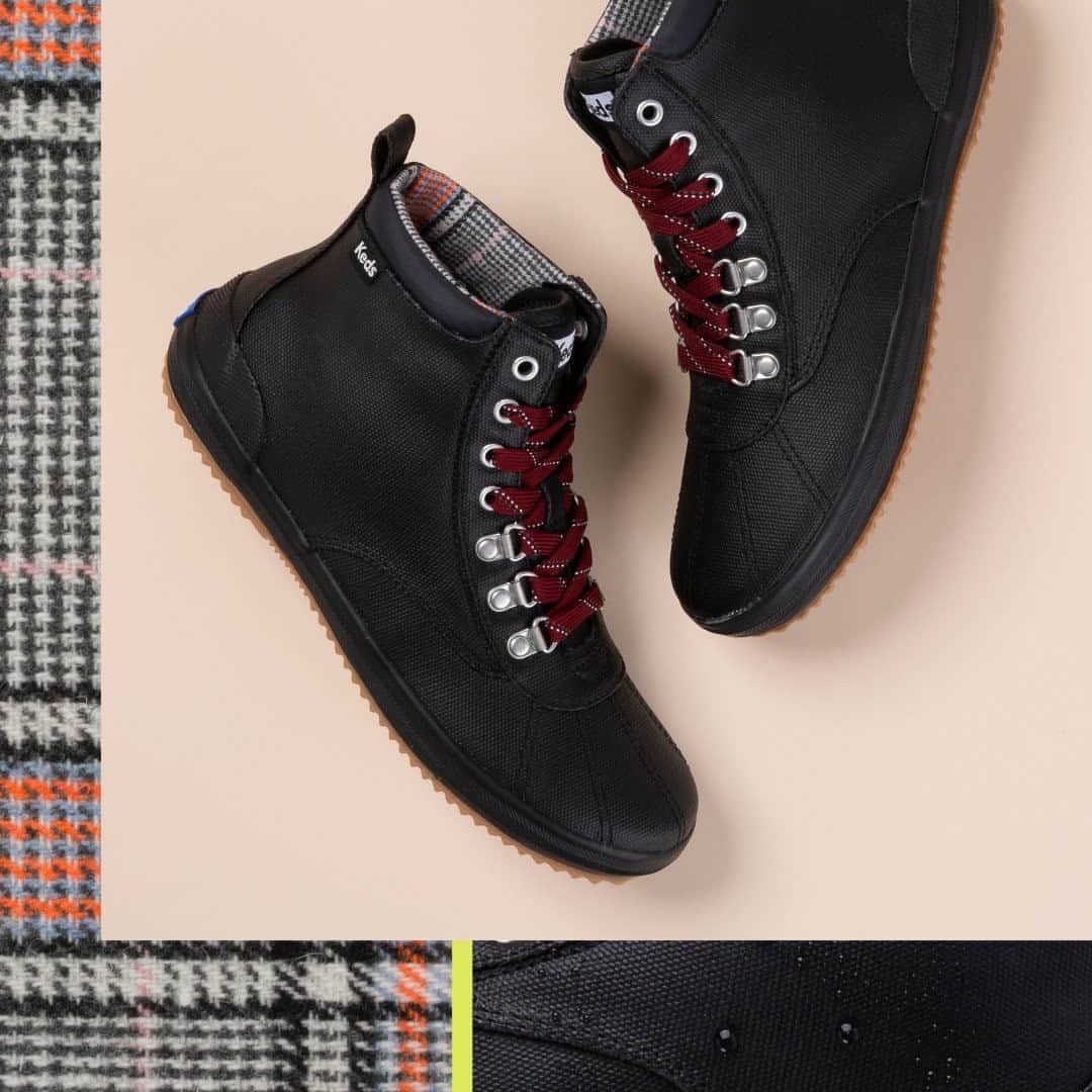 Kedsのインスタグラム：「We can rave about our Scout sneaker boot all day long, but we think you’d rather hear it from a casual wearer like you: “I LOVE this boot. My friends started calling it the ‘shboot’ as in ‘shoe boot’ because it is super low-profile and kind of just seems like an everyday shoe. It's not bulky or chunky, it's stylish and slim AND waterproof and insulated.” –Scout Shoutout from Seattle, WA」