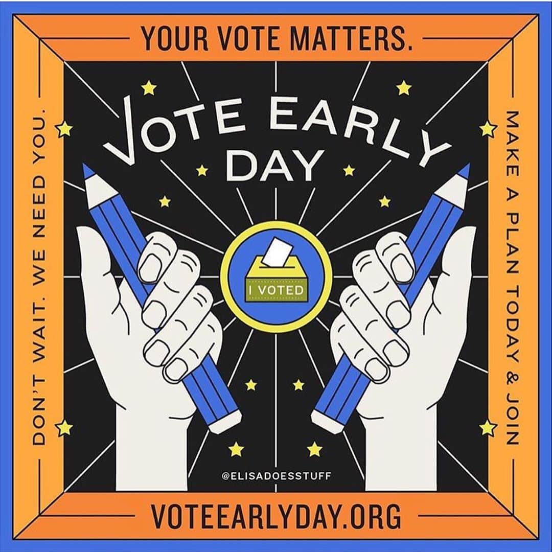 ダナイ・ガルシアさんのインスタグラム写真 - (ダナイ・ガルシアInstagram)「Did you know - more than 40 million Americans have voted by this week! Vote early day started October 24th so if you haven’t voted yet, it’s the perfect time to do some research make a plan and vote early. That’s why I joined my friends at @voteearlyday to remind you to vote early. 🥰  Link in bio and let’s do this together. 🎊🎊🎊🎊🎊 #vote #voteearly #rockthevote #workflow #danaygarcia #herewego #2020 #voteforyourlife #thisishappening #together #wecandothis  Never forget the magic 👑#queen」10月26日 0時00分 - danaygarcia1