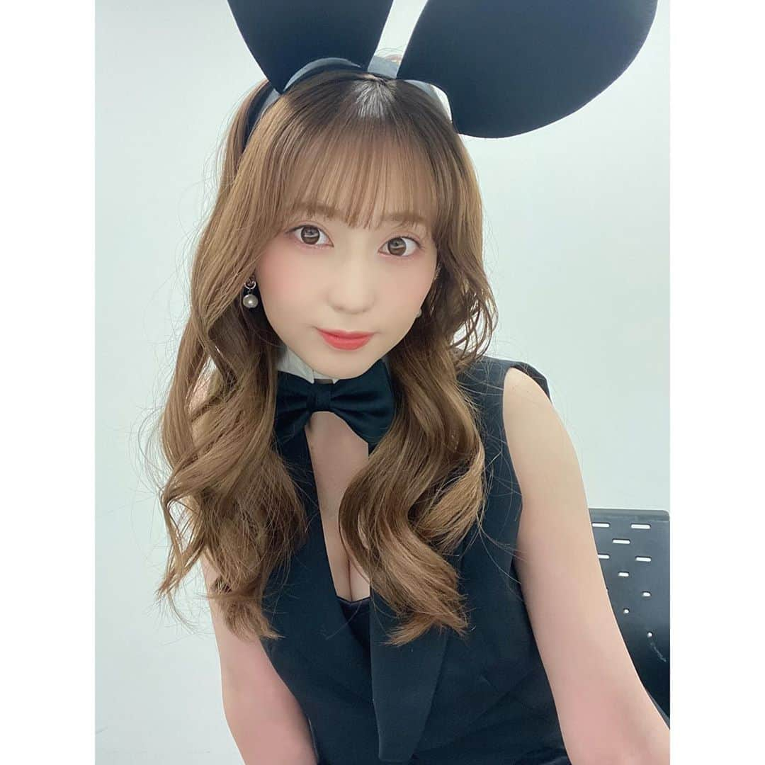 堀尾実咲さんのインスタグラム写真 - (堀尾実咲Instagram)「観たよって報告たくさんありがとう🐰🖤  #ガキの使いやあらへんで #ガキ使 #ジジ抜き #バニーガール #バニーちゃん」10月26日 0時06分 - misaki.horio